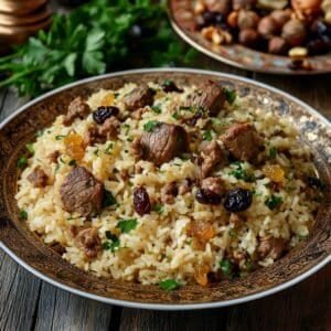 Etli Kuru Üzümlü Pilav: Osmanlı Mutfağından Gelen Şahane Lezzet