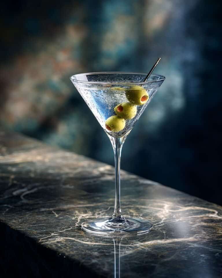 Dirty Martini Tarifi: Zeytin Suyu ile Zenginleştirilmiş Klasik İçki