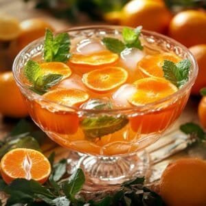 Mandalina Punch: Kutlamalara Renk Katan Lezzet