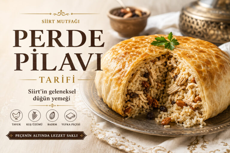 Perde Pilavı Tarifi: Siirt’in Geleneksel Düğün Yemeği