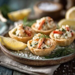 Tartaletas de Centollo y Gambas: Yengeç ve Karidesli Tartaletler