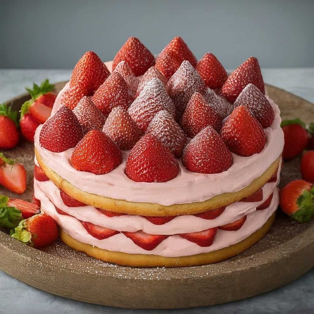 Lezzet Durağı: Çilekli Pasta Tarifi