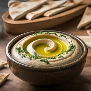 zeytinyağlı humus