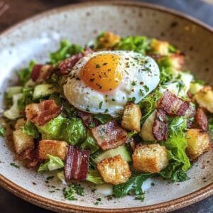 Salade Lyonnaise Tarifi: Klasik Fransız Salatası