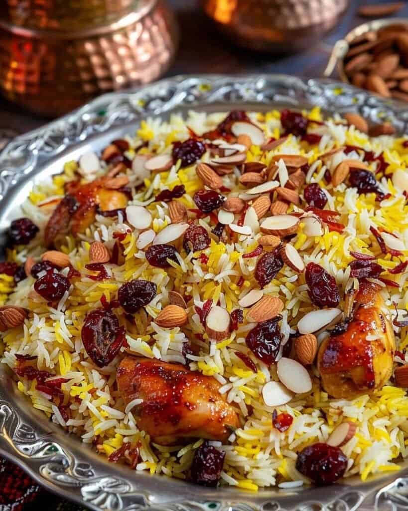 Zereshk Polo Tarifi | İran Mutfağının Narlı Pilavı