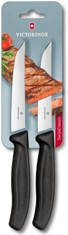 Victorinox 6.7903.12B 12 cm steak-biftek bıçağı ikili set.