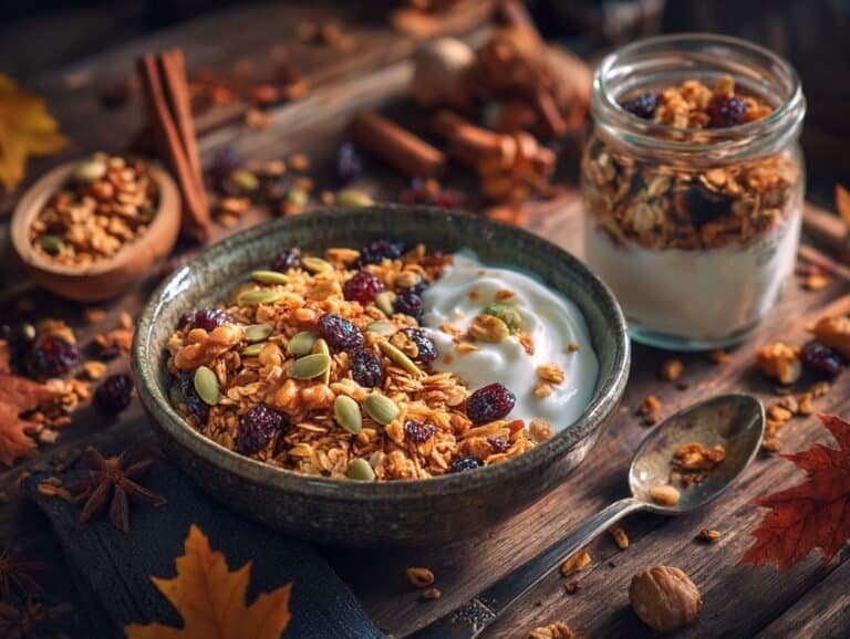 Pumpkin Spice Granola Tarifi – Sonbahara Özel Baharatlı Granola