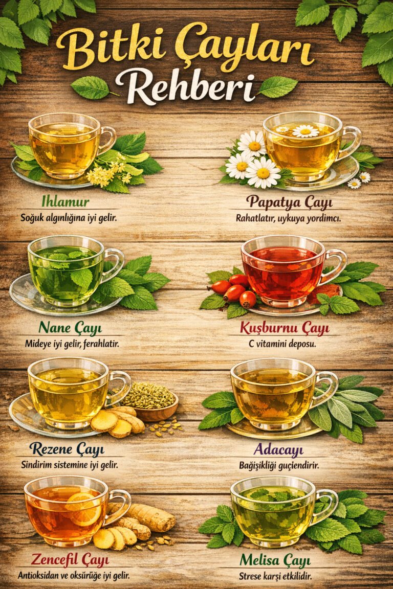bitki çayları rehberi