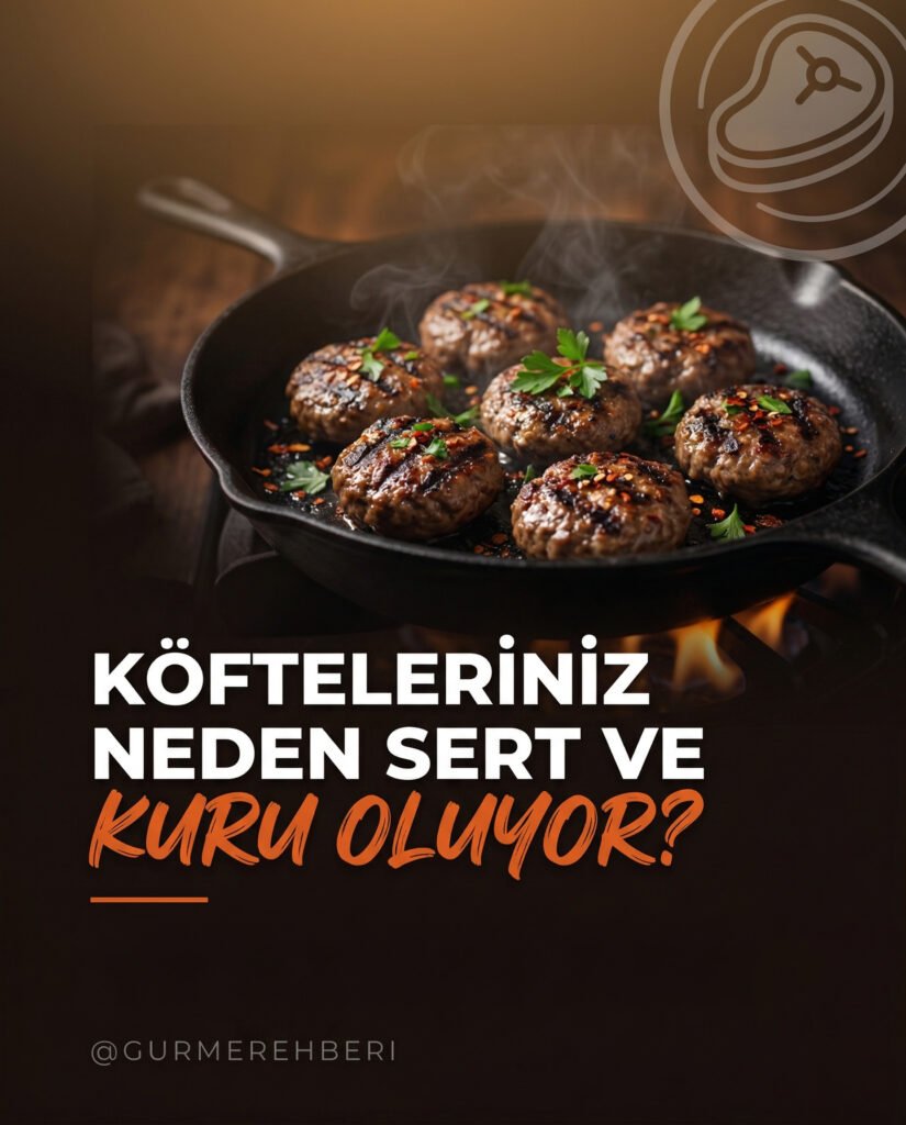 Köfteleriniz Neden Sert ve Kuru Oluyor?