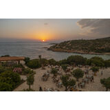 Six Senses Kaplankaya'da Meze by the Sea restoranının deniz manzaralı terası