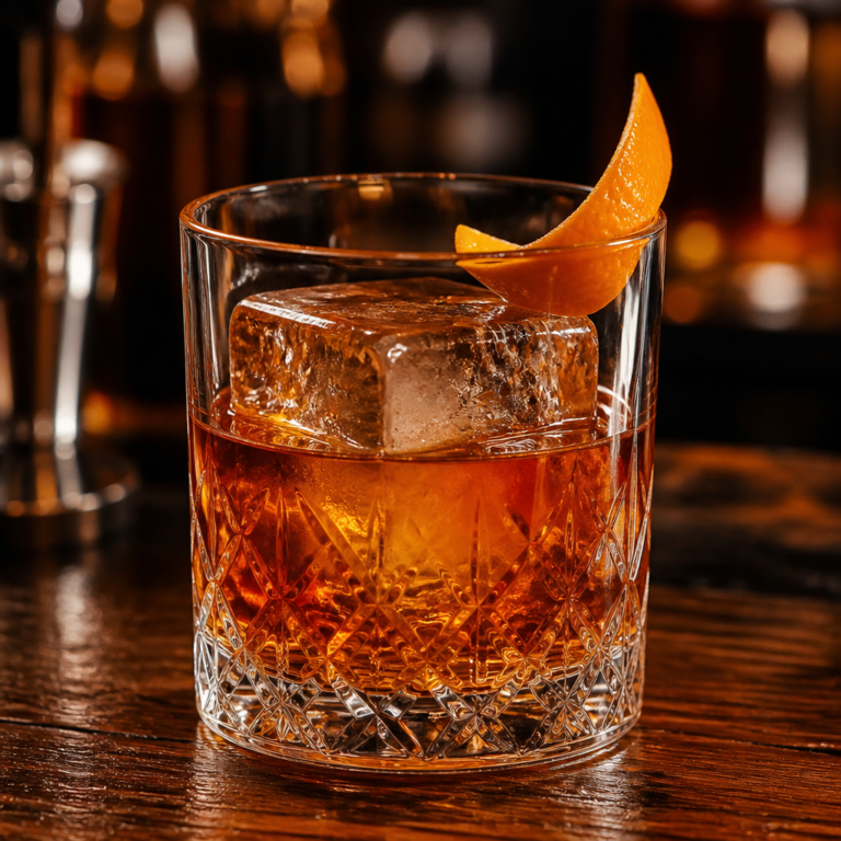Old Street kokteyli - viski ve vermut ile hazırlanan klasik kokteyl