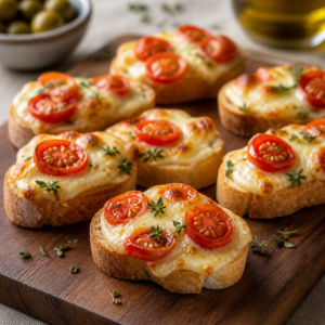 Peynirli ve Domatesli Tapas Tarifi