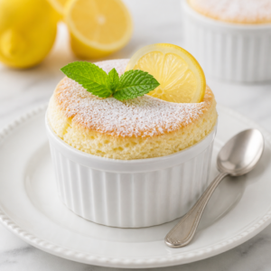 Pudra şekerli limonlu sufle