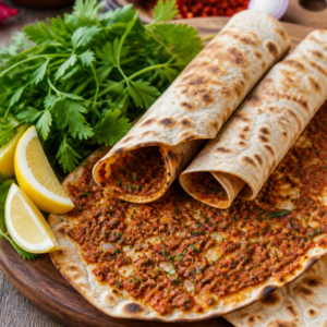 Evde kolay lahmacun tarifi