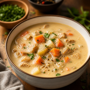Soya etli kremalı çorba tarifi