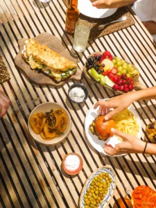Martı Hemithea Hotel Club Mistral yemek sunumu