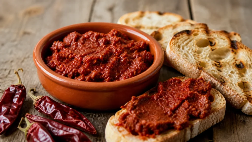 Kalabriya usulü sürülebilir acılı ’nduja