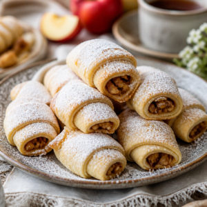 Pudra şekerli elmalı kurabiye tarifi