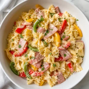 Jambonlu Biberli Farfalle