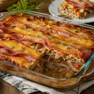 Jambonlu Mantarlı Sıra Kebabı