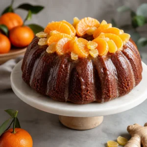 Mandalina ve Zencefilli Bundt Kek