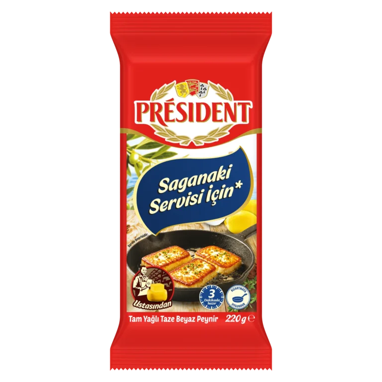 Président Tam Yağlı Taze Beyaz Peynir ambalajı