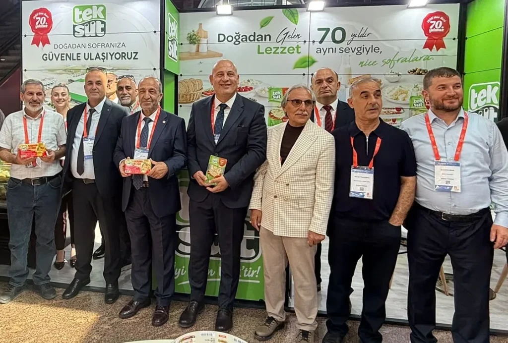 Teksüt ekibi Perakende Zirvesi 2026 standında
