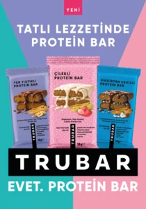 TRUBAR protein bar çeşitleri